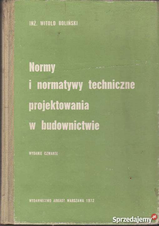 01591 NORMY I NORMATYWY TECHNICZNE PROJEKTOWANIA architektura, budownictwo Czyrna