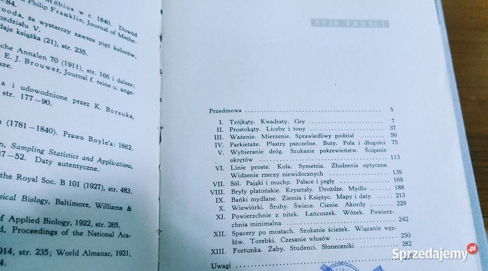 Kalejdoskop matematyczny Hugo Steinhaus wyd 8 Rok wydania 1956