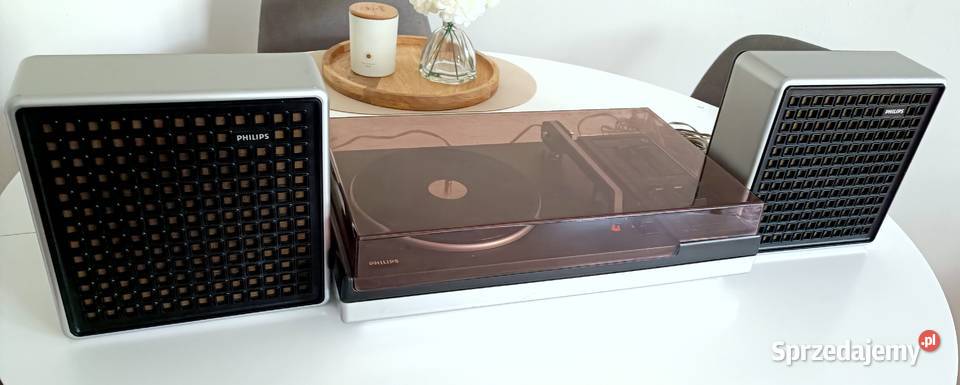 Gramofon Vintage PHILIPS 22GF 614 z kolumnami Leszno