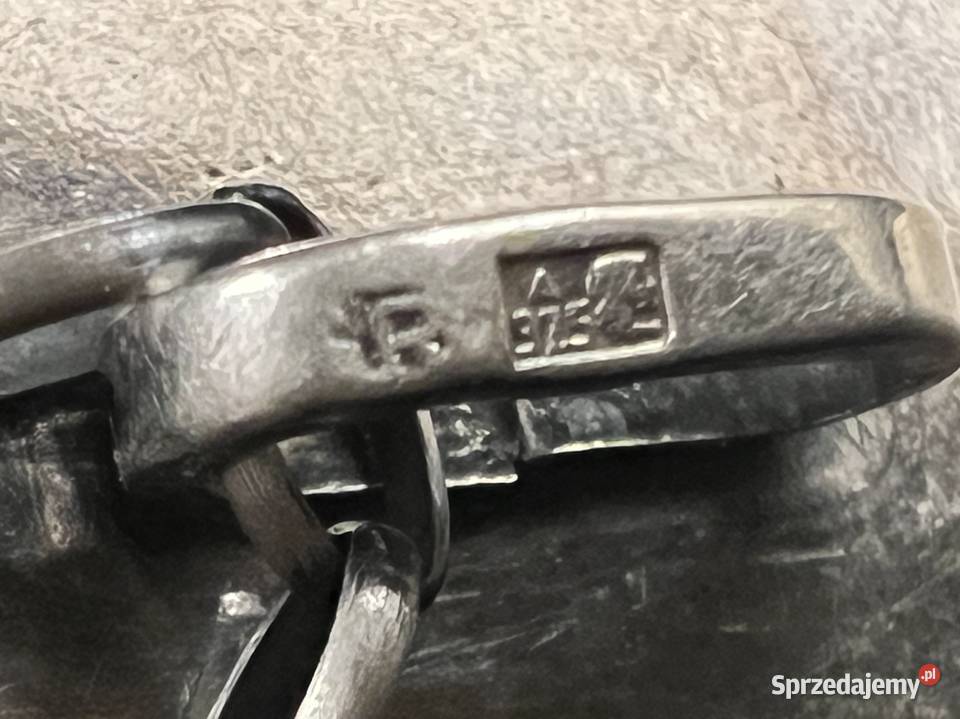 Srebrny autorski wisior z łańcuchem srebro 92t Warszawa