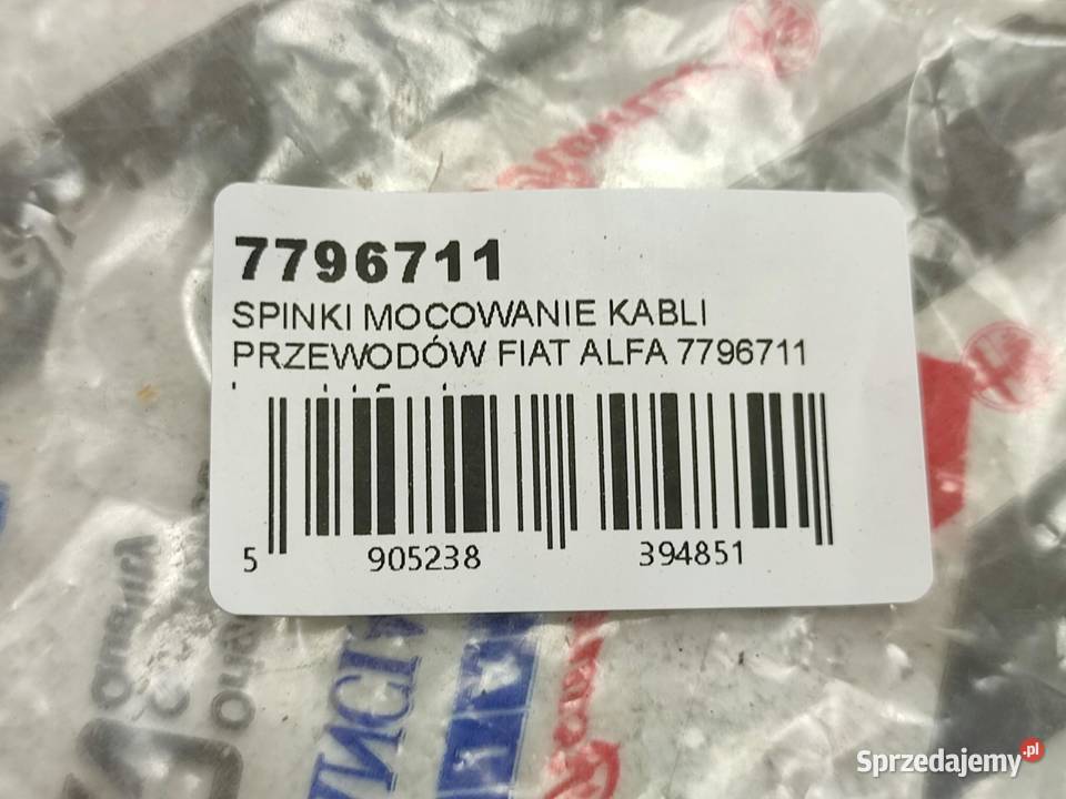 SPINKI MOCOWANIE KABLI PRZEWODÓW 5 ALFA ROMEO