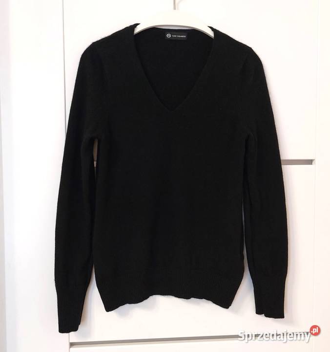 Sweterek czarny kaszmir XS 34 CA kaszmirowy Warszawa