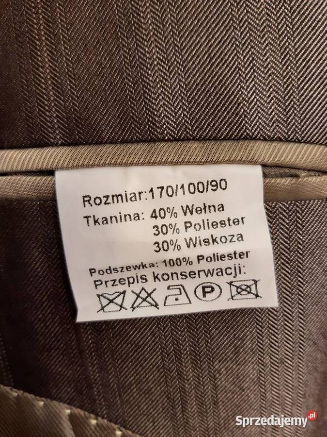Garnitur męski grafitowy klasyczny Wałbrzych sprzedam
