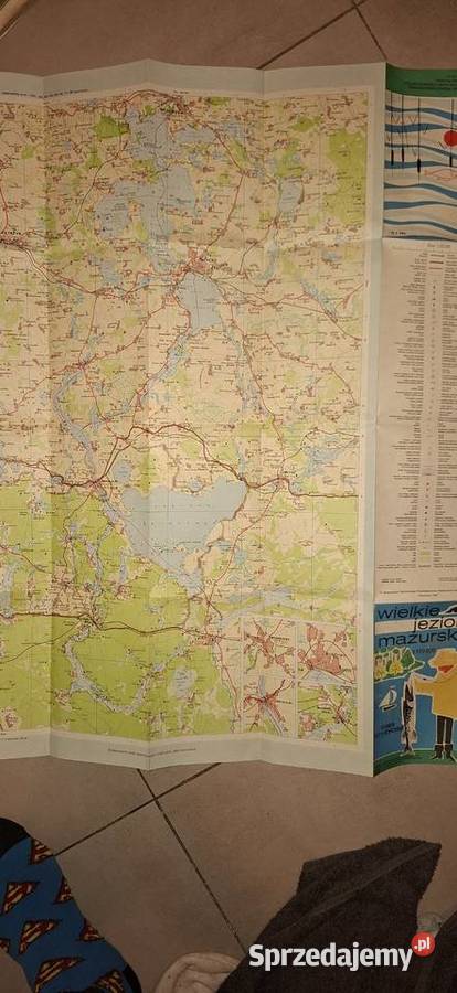 PRL Wielkie Jeziora Mazurskie 1 wydanie 1965 wielkopolskie Łęczyca