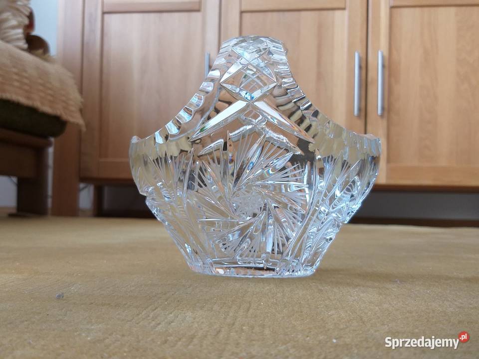 Kryształowy koszyk koszyczek sprzedam