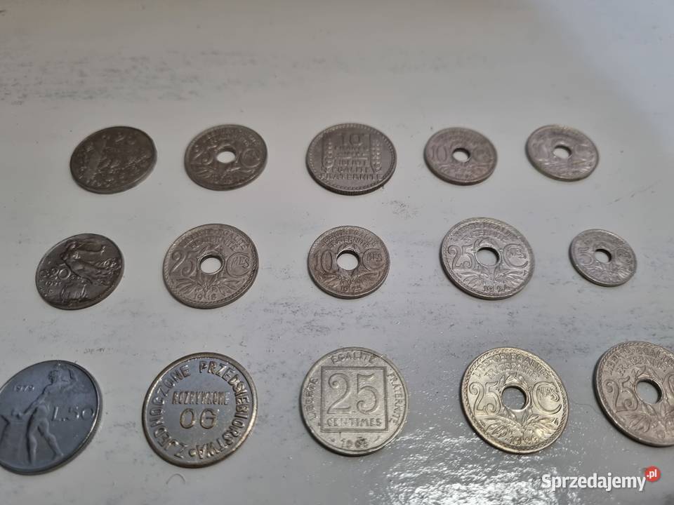 Sprzedam monety kolekcjonerskie centimes i inne wielkopolskie Leszno