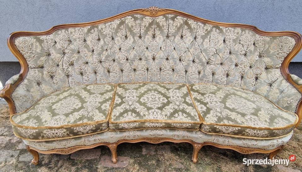 Sofa w stylu ludwikowskim chippendale