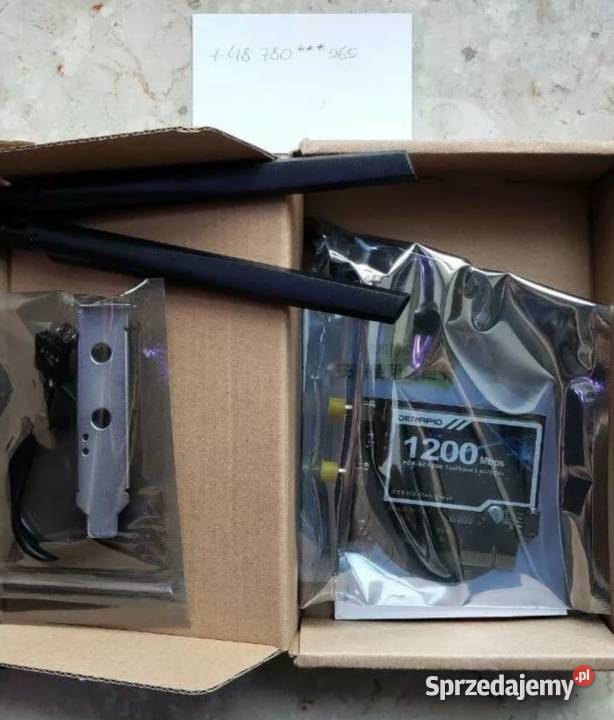 KARTA SIECIOWA PCI WiFi Intel 7260 245GHz Elektronika