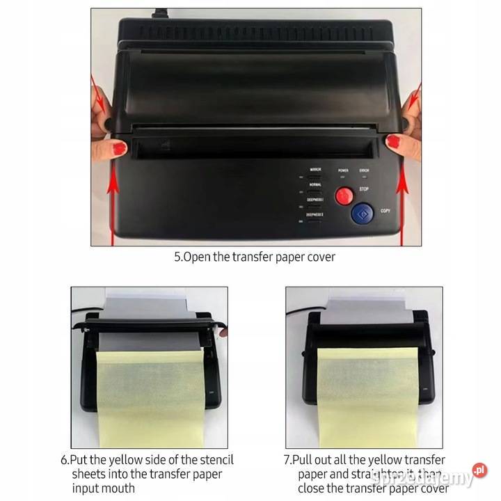 A5A4 TATTOO TRANSFER DRUKARKA TERMICZNA DO Zawiercie