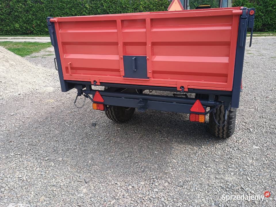 Przyczepa wywrotka jednoosiowa Markowa