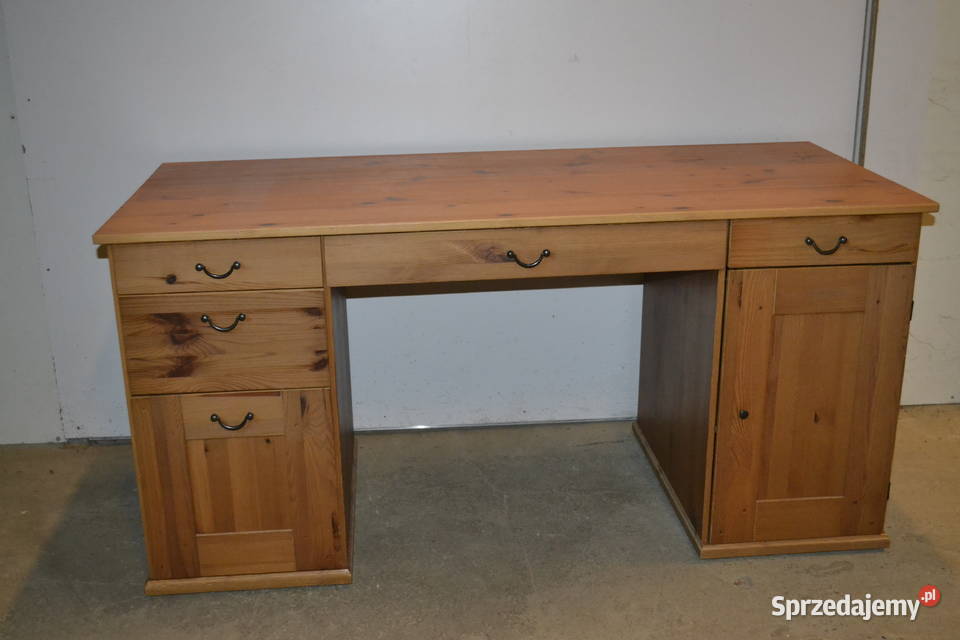 biurko sosnowe gabinetowe Będzin