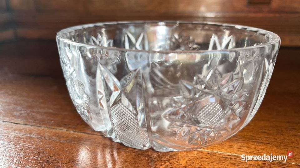 Kryształowa miseczka do deserów słodyczy dipów Gdańsk