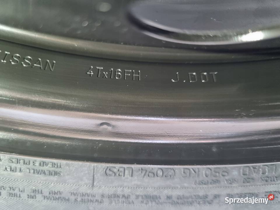 KOŁO DOJAZDOWE dojazdówka Nissan QASHQAI 14590 sprzedam