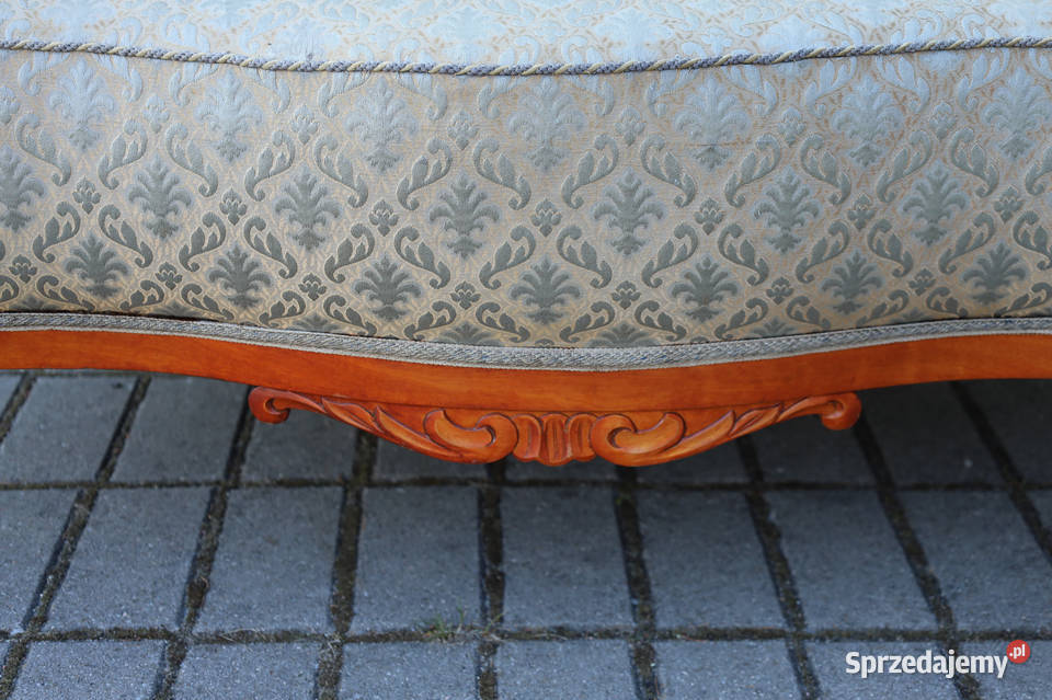 ARTexpert Zestaw sofa 2 fotele Ludwik berżera Dobrzany