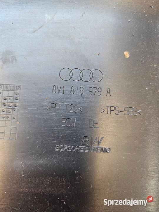 RYNNA PODSZYBIA AUDI A3 8V 8V1819979A śląskie Przystajń