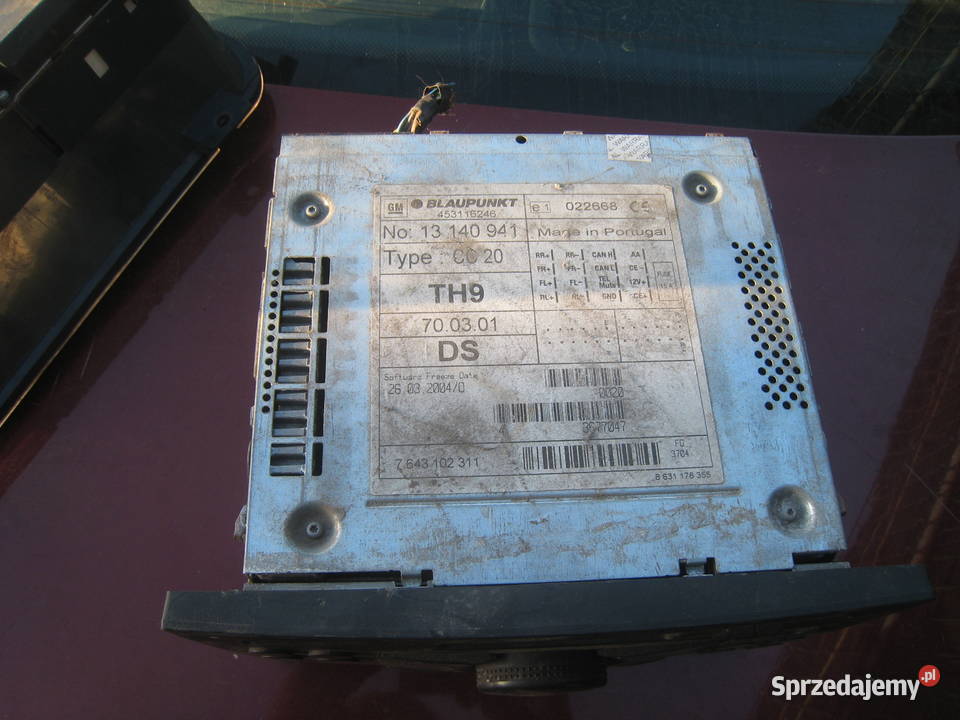 Radioodtwarzacz Opel Blaupunkt CC20 Corsa combo Radioodtwarzacze małopolskie Kraków