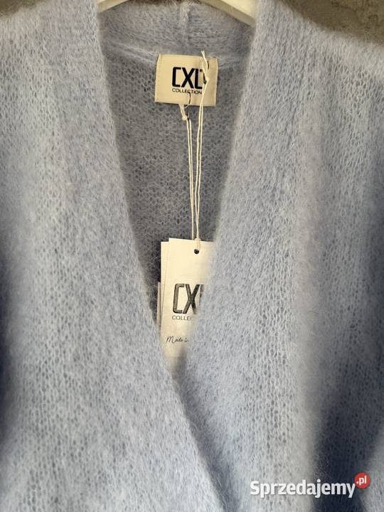 Kardigan CXL 81kid moher z balonowym rękawem Bieruń