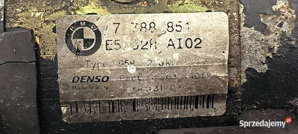 ROZRUSZNIK BMW E65 Pozostałe Lipno