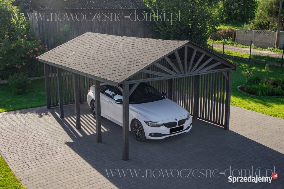 Wiata Samochodowa Drewniana San Marino 4x6 Bielsko-Biała