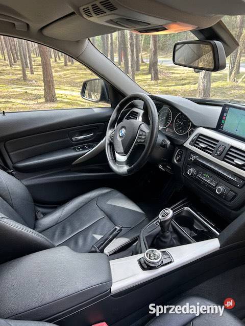 BMW F30 316i 2014 136 Polski salon Skora CarPlay kamera cofania Kożuchów sprzedam