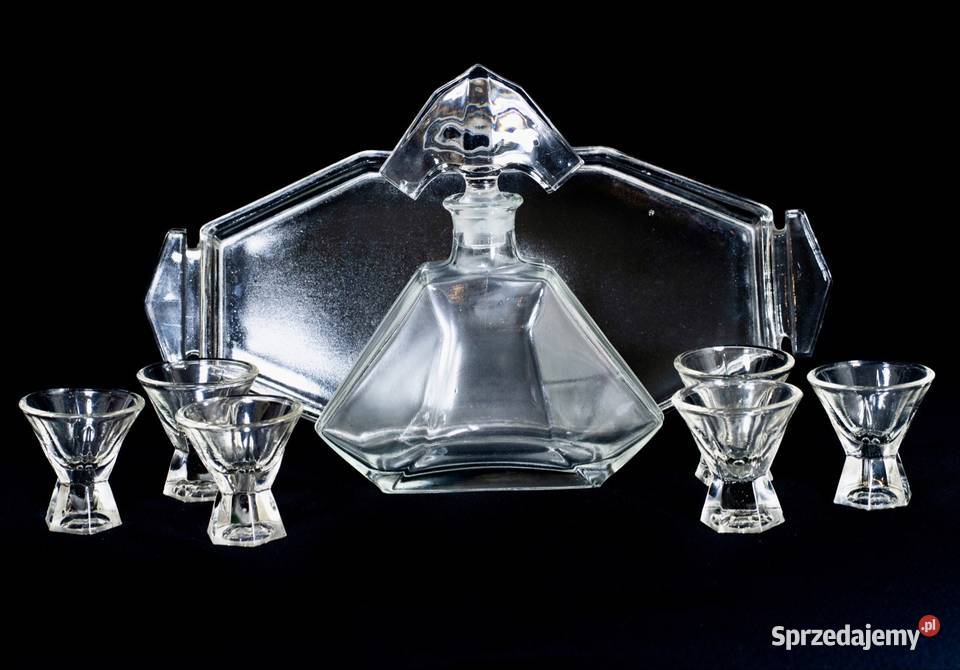 stary Zestaw do likieru alkoholu Stolzle Huta mazowieckie Warszawa