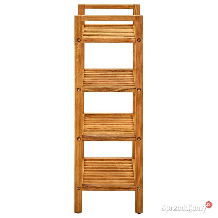 Stojak na buty z 4 półkami 50x27x80 lite drewno mazowieckie sprzedam