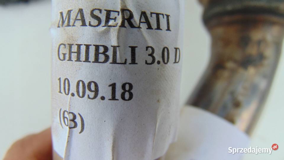 RURA UKŁADU WYDECHOWEGO EGR MASERATI GHIBLI 30D Układ wydechowy Nowy Tomyśl