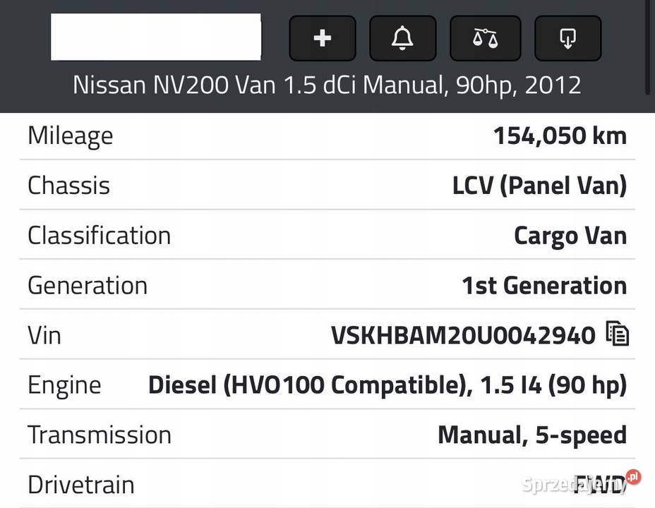 SILNIK K9K400 Nissan NV200 NV 200 15 DCI 86 Silniki kompletne