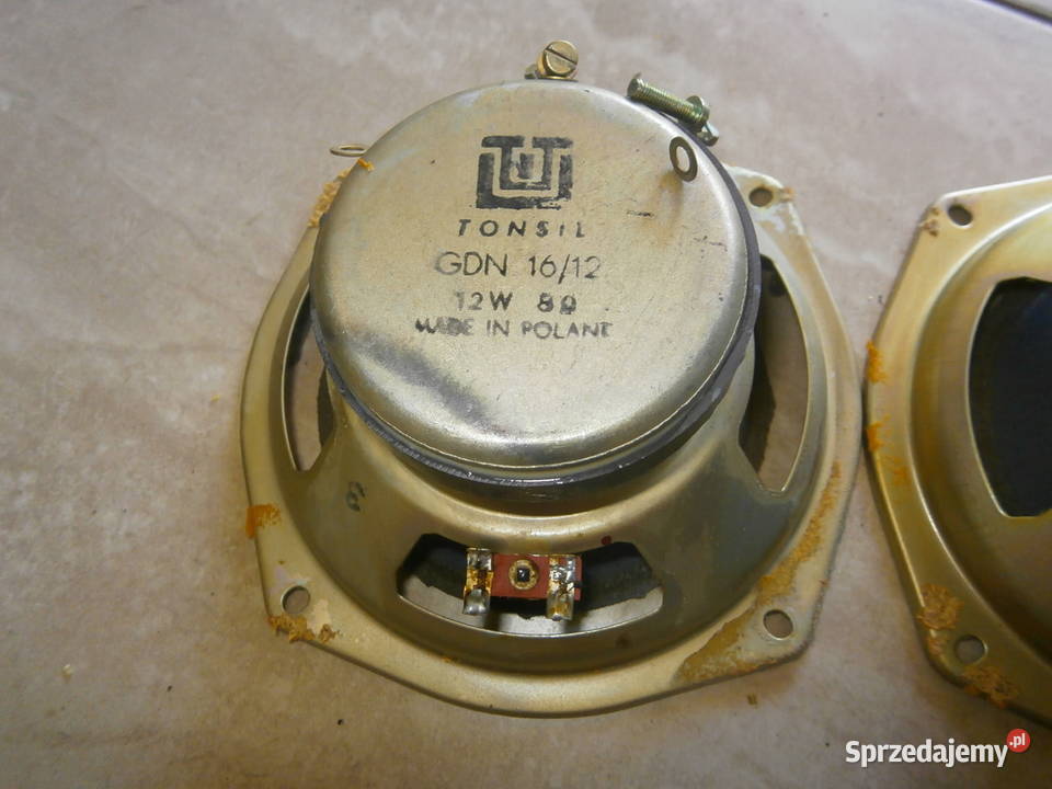 Głośniki GDN 1612 8ohm Tonsil do regeneracji 2 Łódź