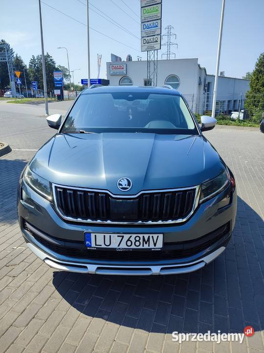Szkoda Kodiaq SCOUT 20tdi 190 44 2018 salon Lublin