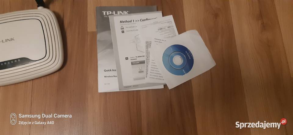 Sprzedam sprawny 100 router tp link Internet i komunikacja Ząbki