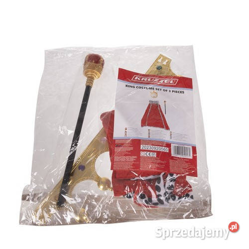 Strój króla zestaw 3 kostium przebranie strój uniseks lubelskie Biała Podlaska