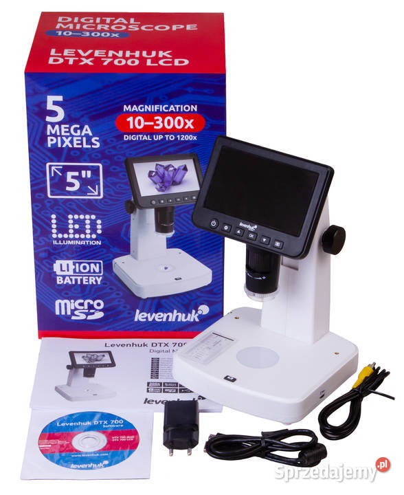 Mikroskop cyfrowy Levenhuk DTX 700 LCD mazowieckie