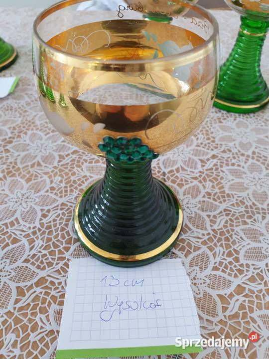 Kieliszki ozdobne sprzedam