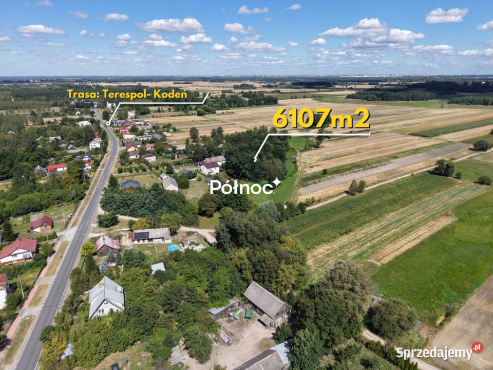 Działka rolno budowlana w Dobratyczach polna lubelskie Dobratycze