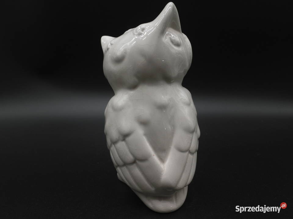 Ceramiczna figurka sowa Raszków