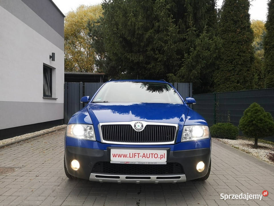 koda Octavia 20TDI 8V 140 SCOUT 4x4 Klimatr Temp gniazdo AUX Strzegom