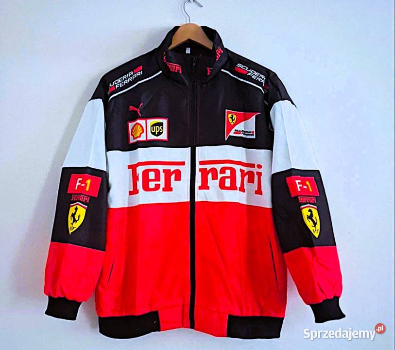 Unikatowy DesignDizajn Kultowa Kurtka Ferrari Poraj