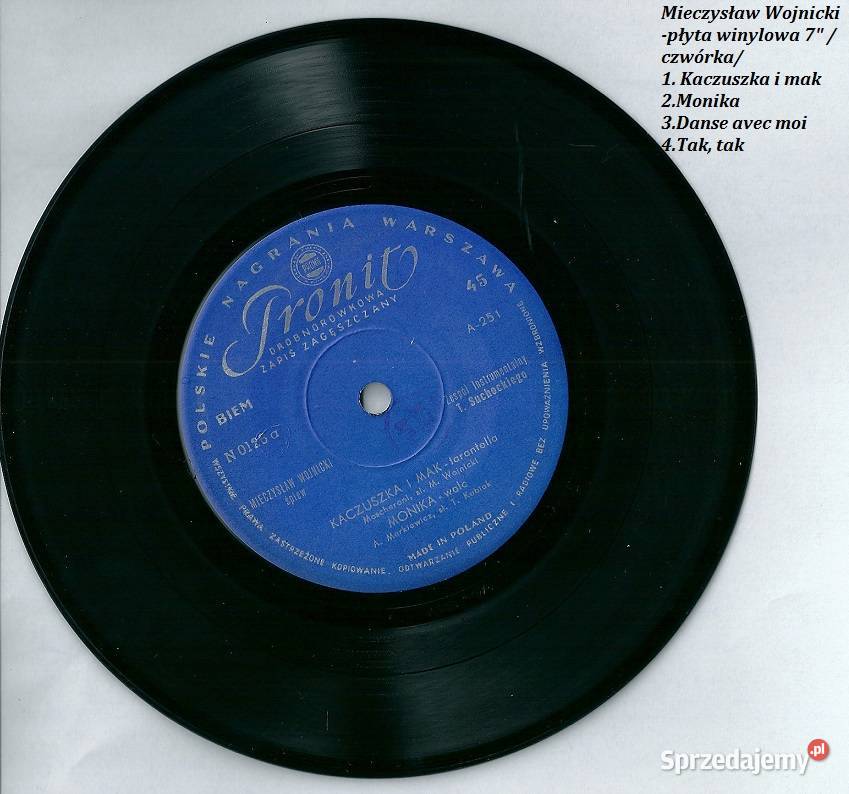 Mieczysław Wojnicki płyta winylowa 7 płyta winylowa łódzkie