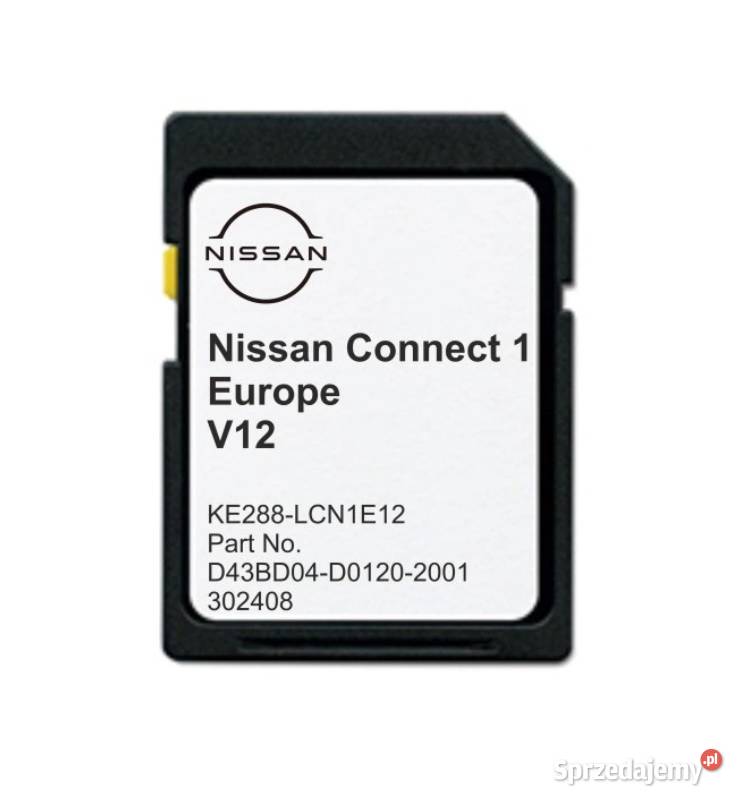 MAPA NAWIGACJA NISSAN LCN1 v12 2023 QASHQAI łódzkie Zgierz