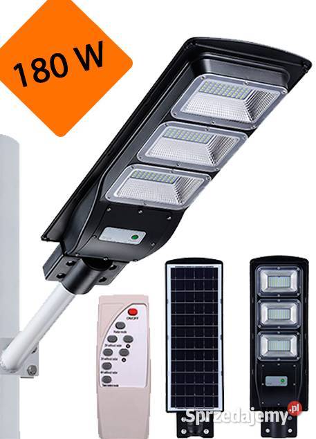 Uliczna Lampa Zasilana Energią Słoneczną LED 180 zachodniopomorskie Wałcz sprzedam