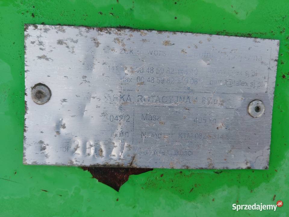 Kosiarka rotacyjna 185 Talex Target Samasz Paszowa sprzedam