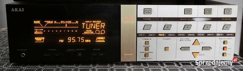 Amplituner vintage AKAI model AAM3 sprawdzony Piotrków Trybunalski