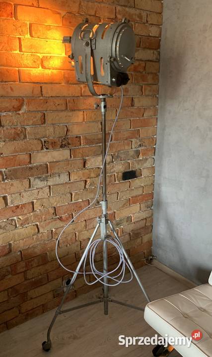 Lampa PRL teatralna Vintage loft wielkopolskie Poznań