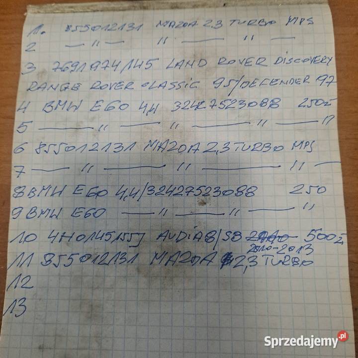 Pompy wspomagania BMW E60RANGE ROVERAUDI A8 Sulechów