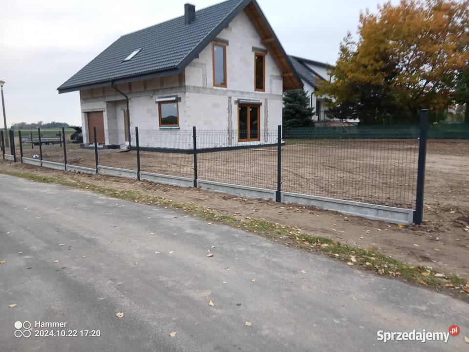 Ogrodzenie panelowe bramy furtki Siatki i panele Wudzynek