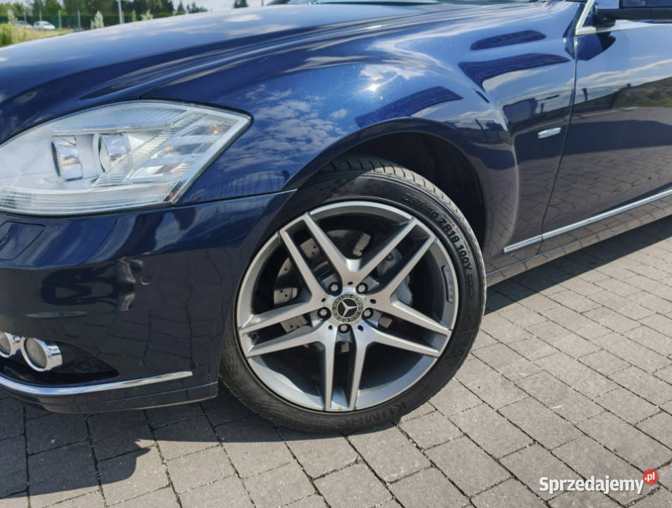 Mercedes S 350 W221 20052013 niebieski Samochody osobowe Lipówki