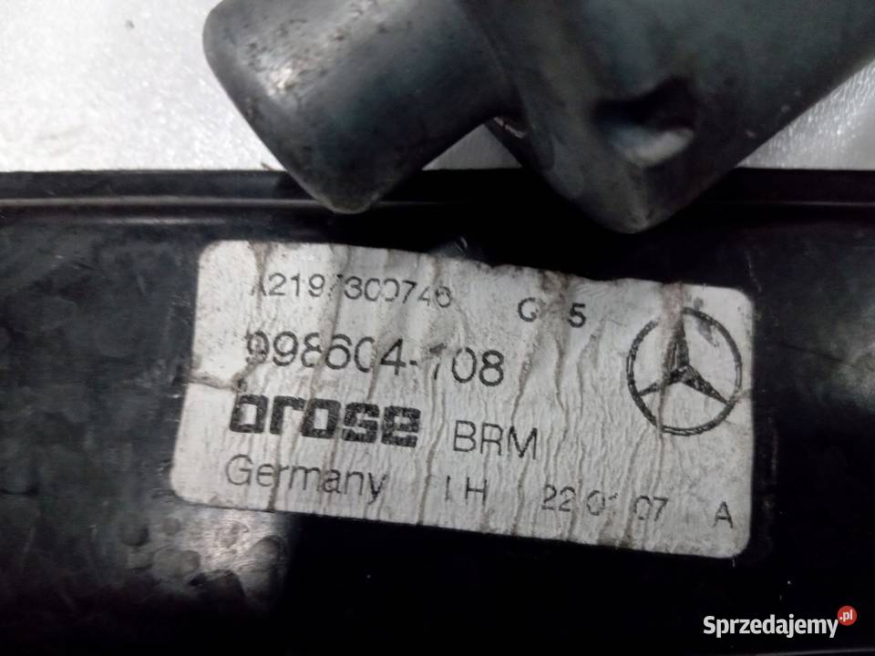 MECHANIZM SZYBY LEWY TYŁ MERCEDES CLS W219 Nowy Tomyśl