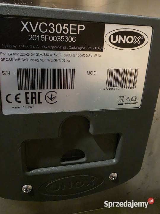 Sprzedam piec gastronomiczny konwekcyjno parowy pomorskie Wejherowo