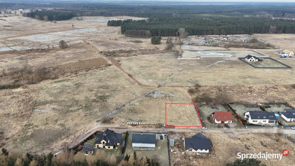 Działka budowlana 1222m Sławoszewo